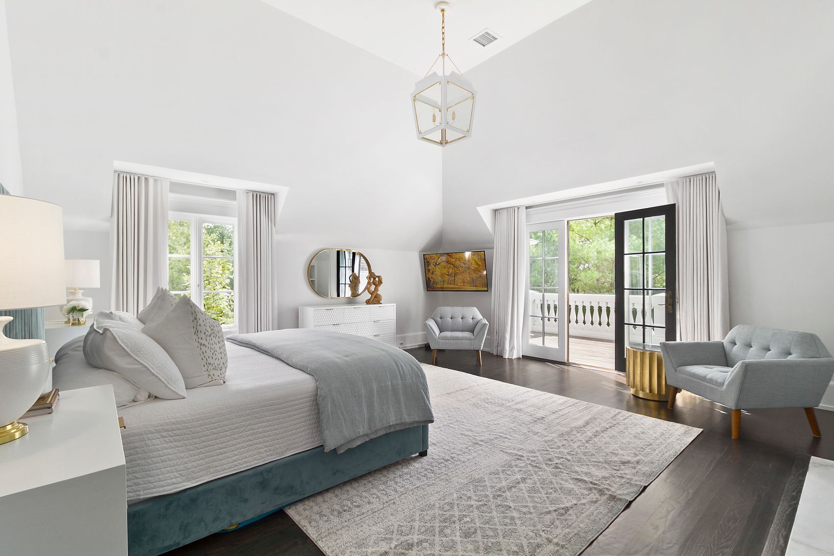 Master Bedroom with Balconly