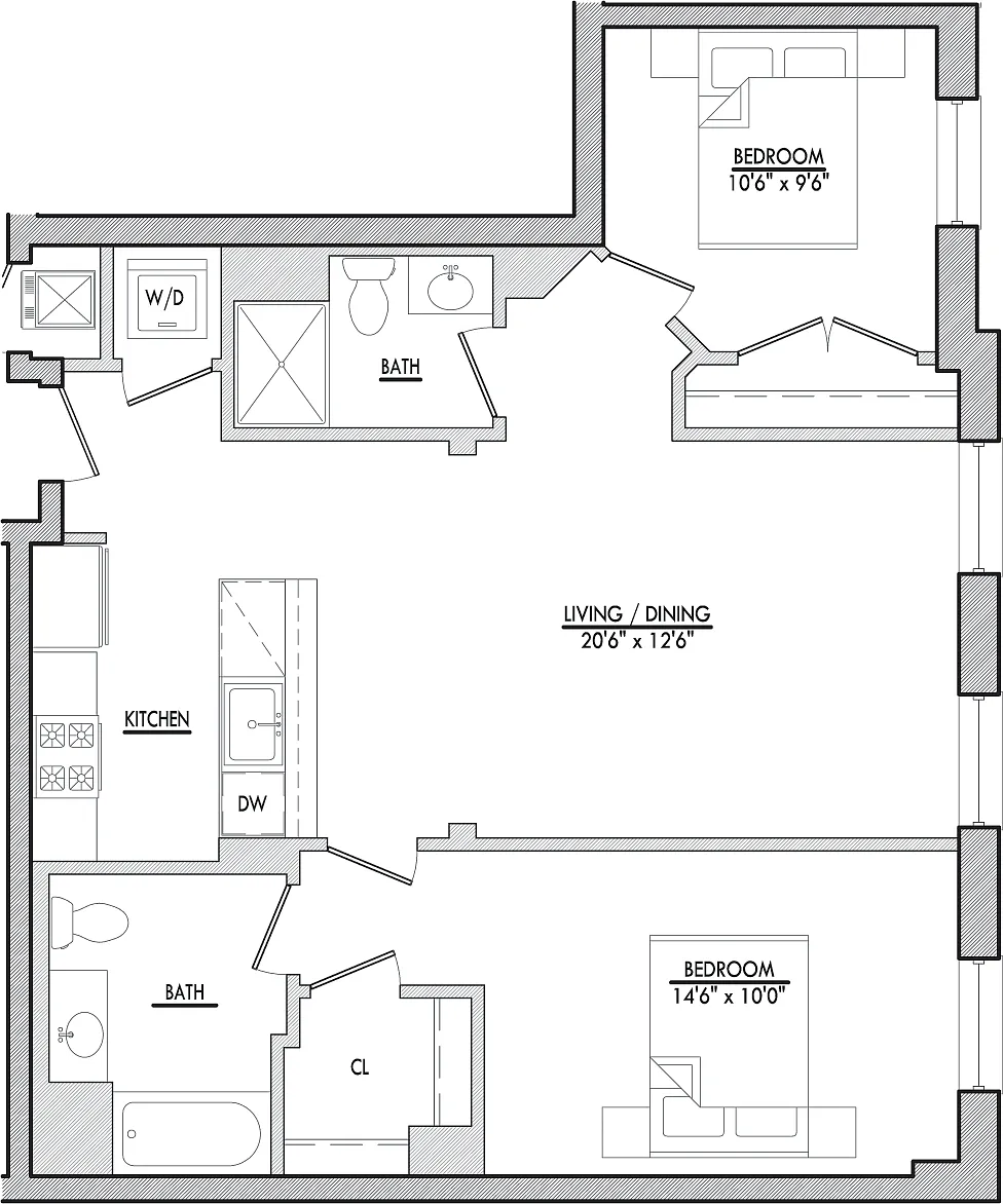Floor plan B6-2
