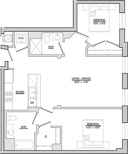 Floor plan B6-2