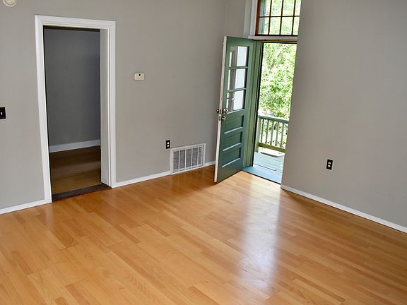 Living room, showing door to laundry room