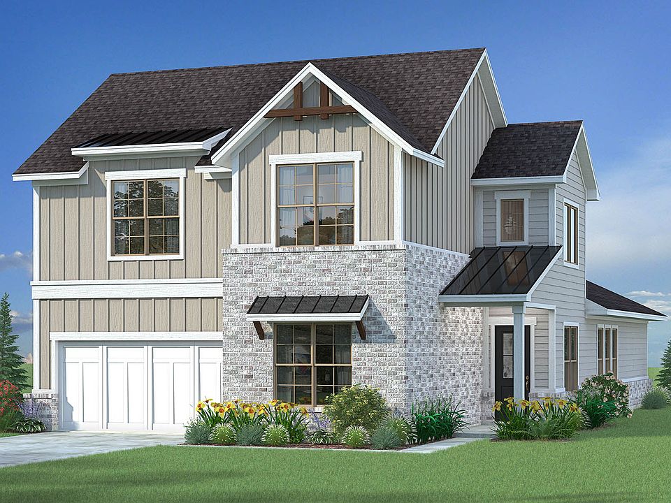 The St. Lucia - Farmhouse Elevation