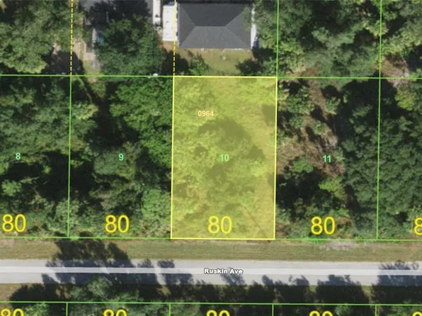 19136 RUSKIN AVENUE LOT 10, PORT CHARLOTTE, FL 33954