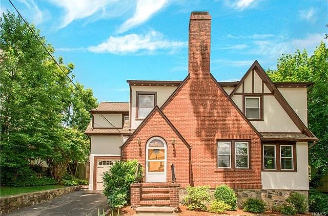 Brick Tudor on quiet dead end street