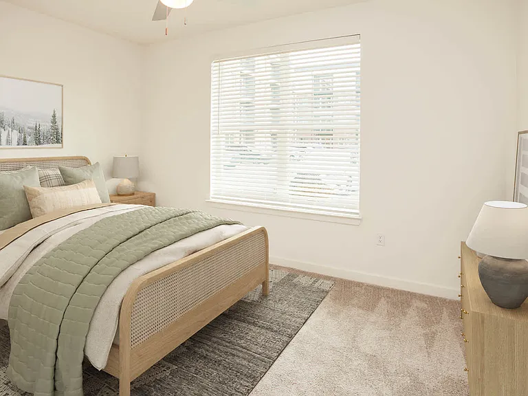 Carpeted Bedroom