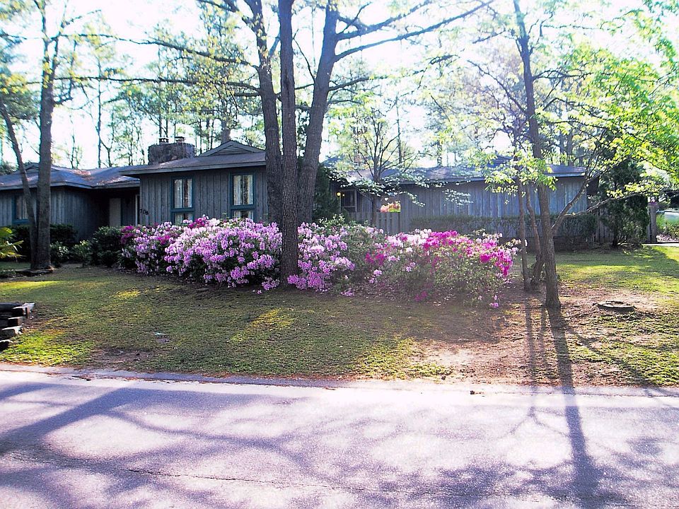Front azaleas in bloom