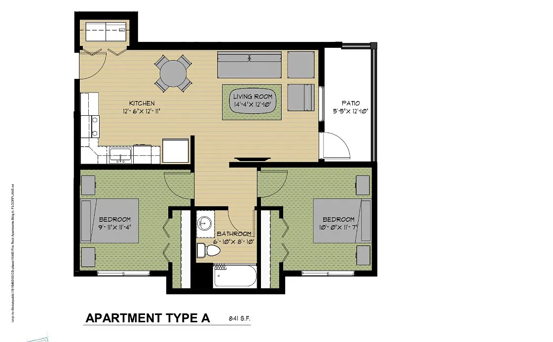 Floor plan Type A