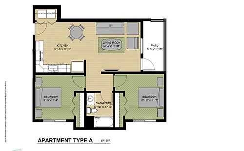 Floor plan Type A