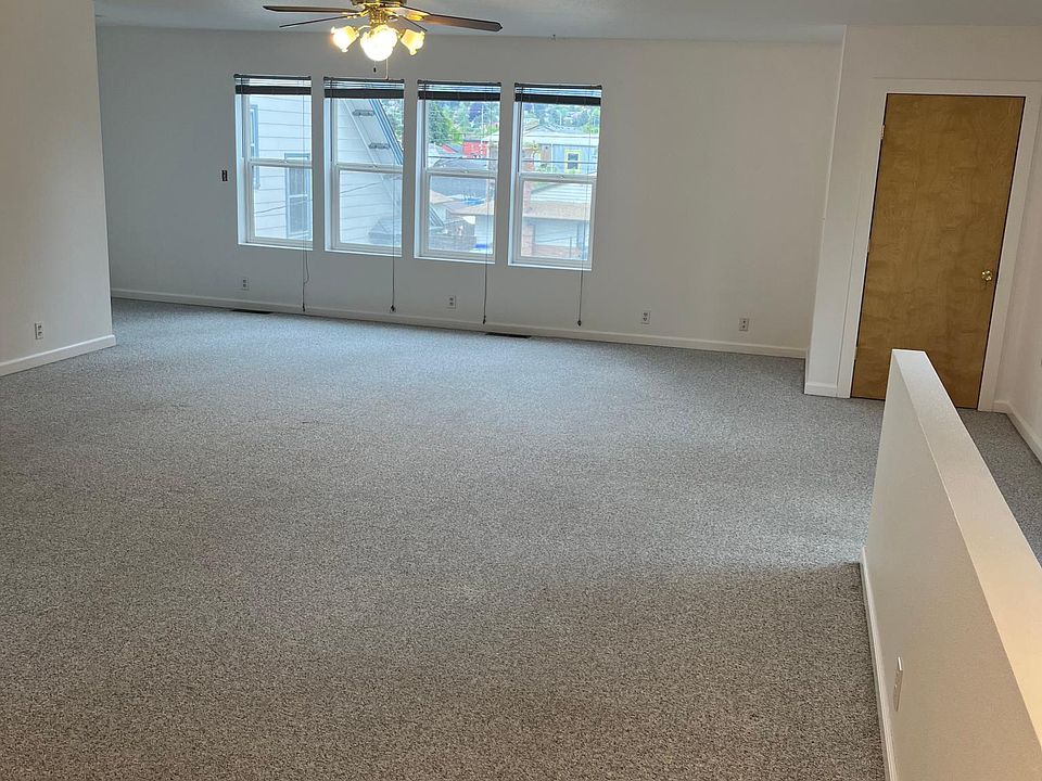 Large living room and dining room area