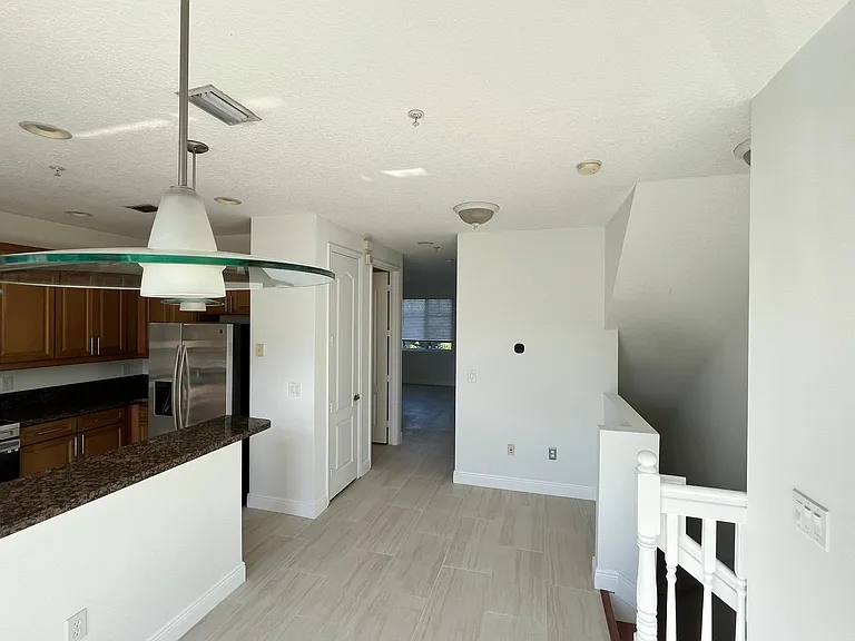 2nd floor, kitchen, living room, & dining area