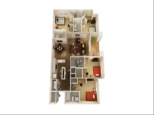 Floor plan Renovated 4 Garden