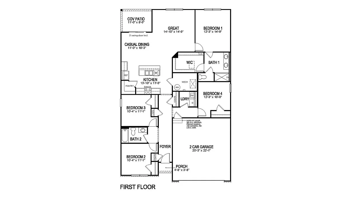 Floor plan Chatham