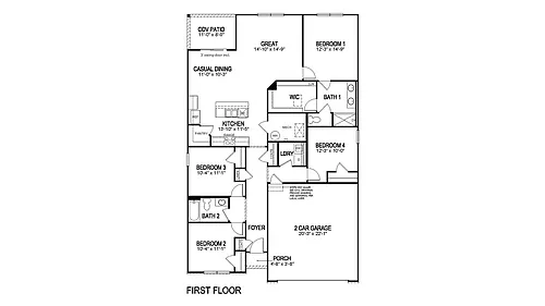 Floor plan Chatham