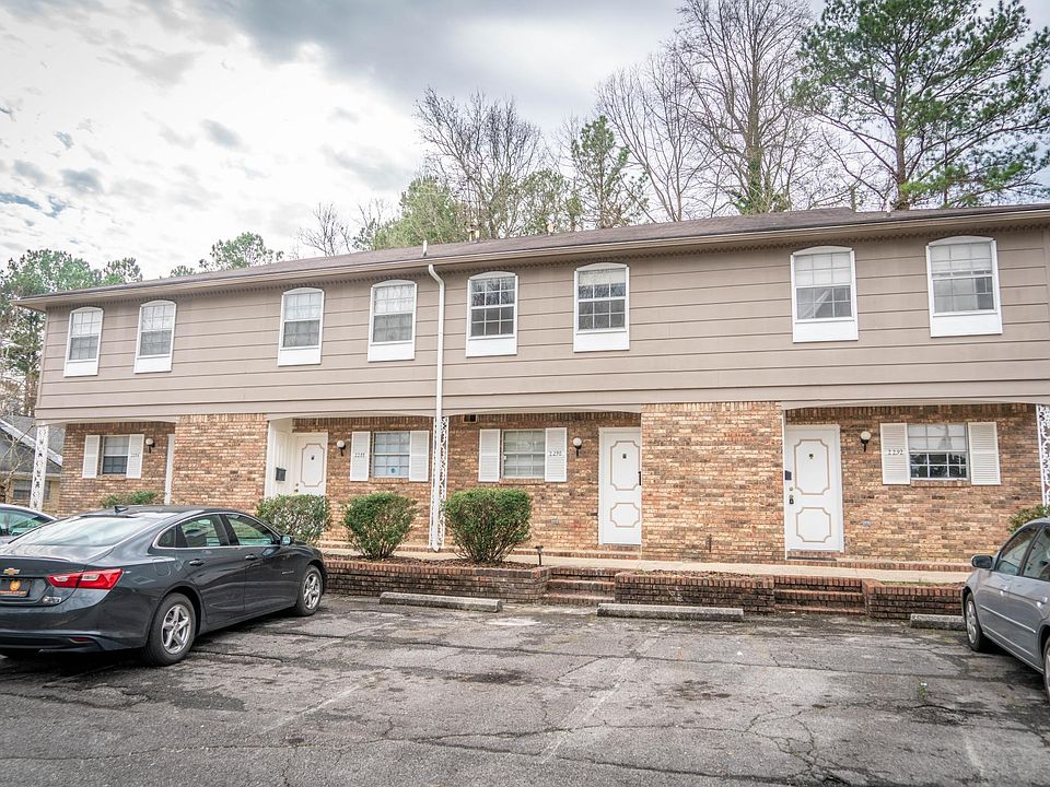 2290 Chapel Hill Road is the second unit from the right in this building of four homes.