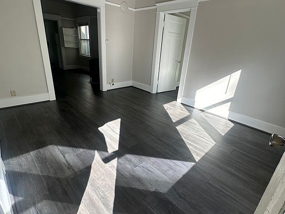 Living room from front door entry