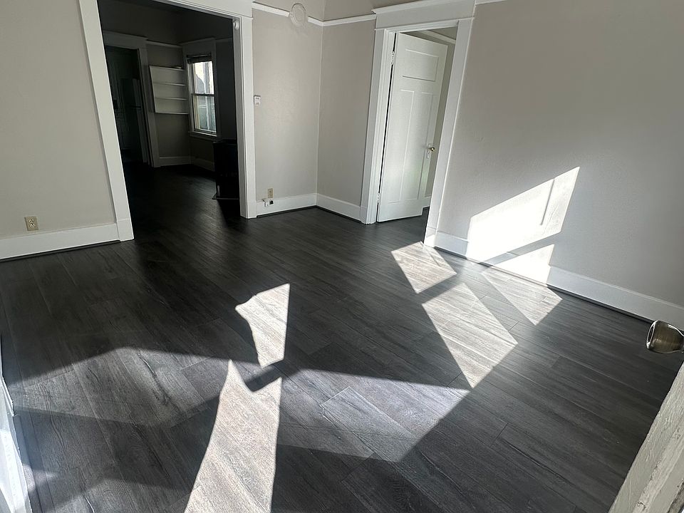 Living room from front door entry