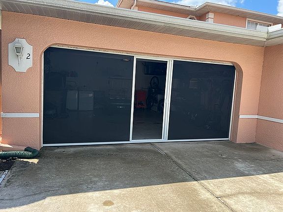 New Screen Door on Garage