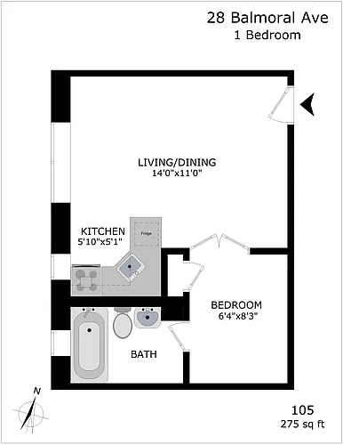 Floor plan 50094B-105