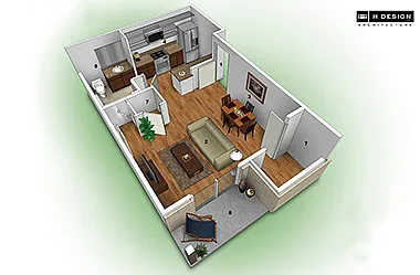 Floor plan Studio