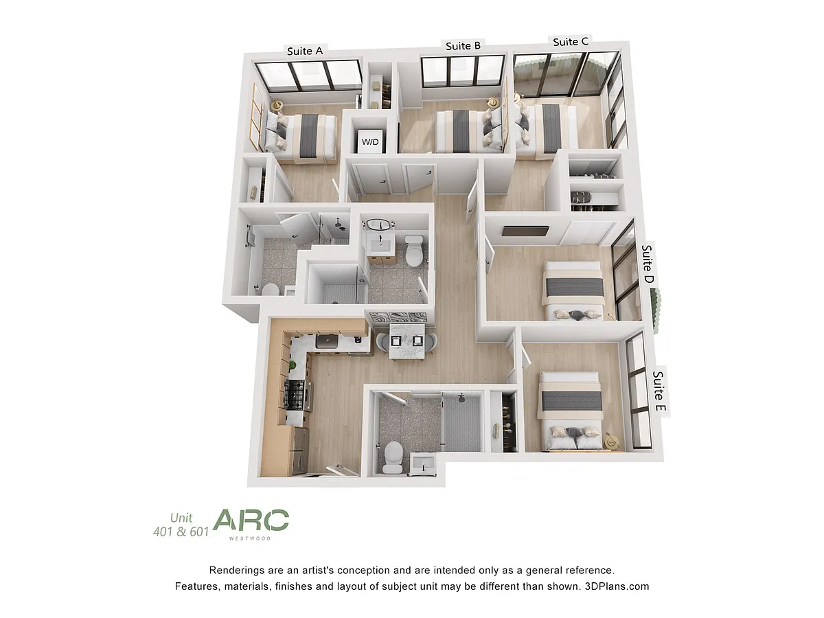 Floor plan Penthouse Furnished Suite
