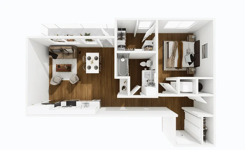 Floor plan Lindbergh
