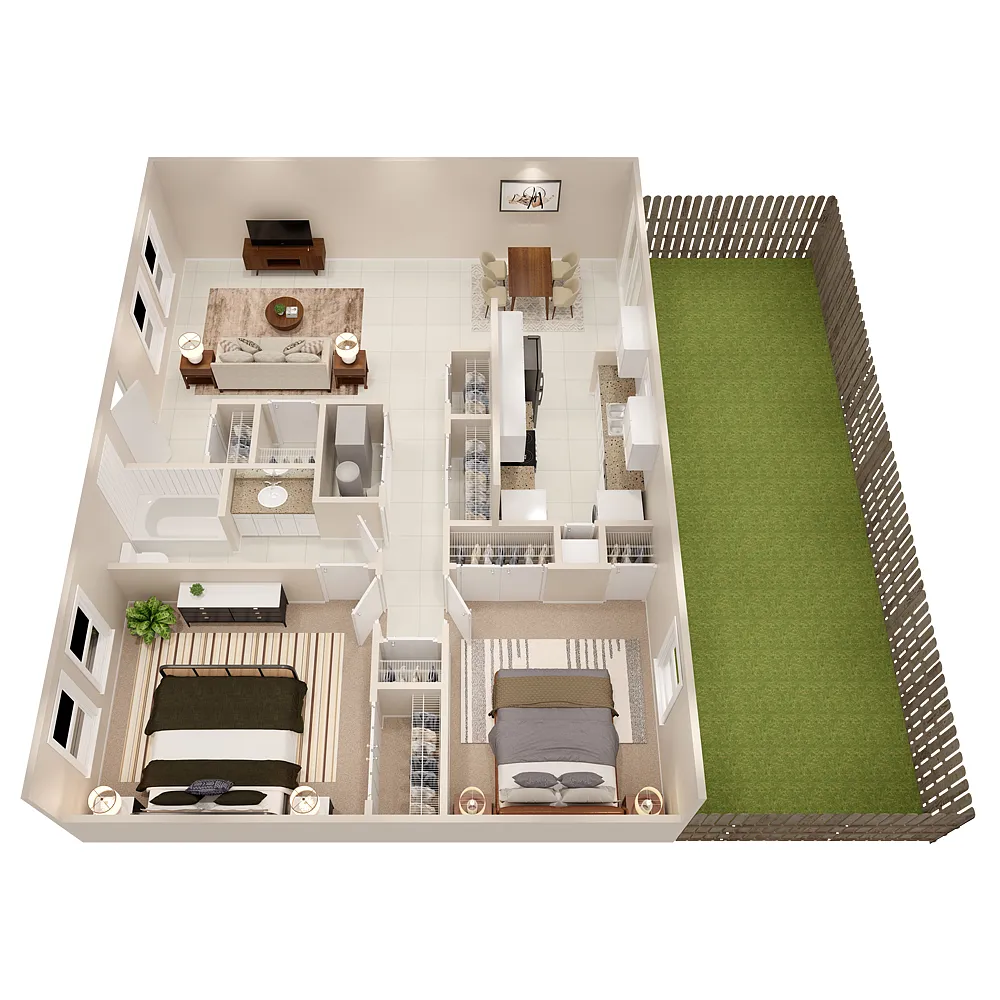 Floor plan B1 Brookside