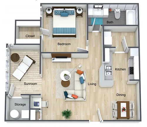 Floor plan A1
