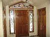 Lovely custom stained glass entry