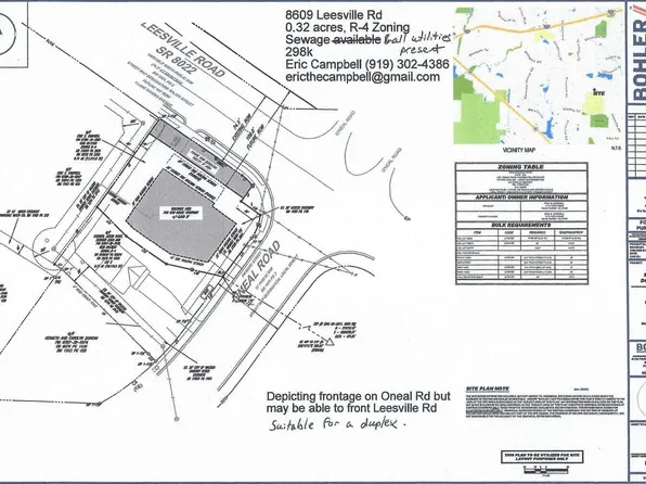 8609 Leesville Rd Lot 1, Raleigh, NC 27613