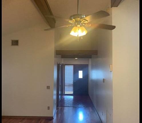 Foyer and living room