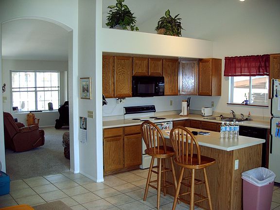 Living Room, Kitchen