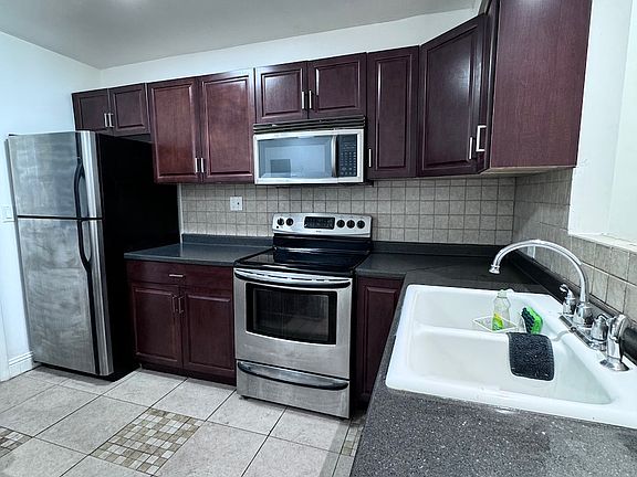 Kitchen with LED lighting