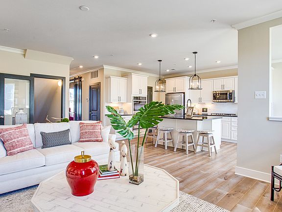 Great room adjacent to kitchen