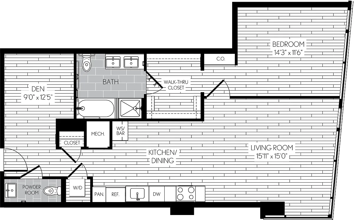 Floor plan A25D
