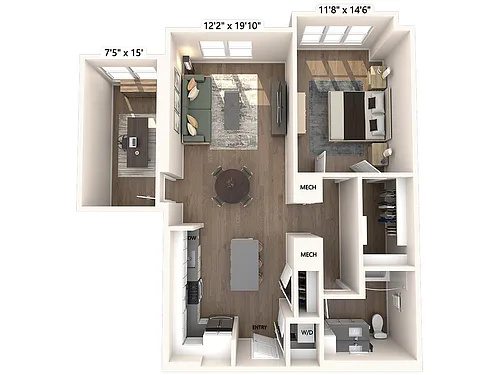Floor plan A20-Da