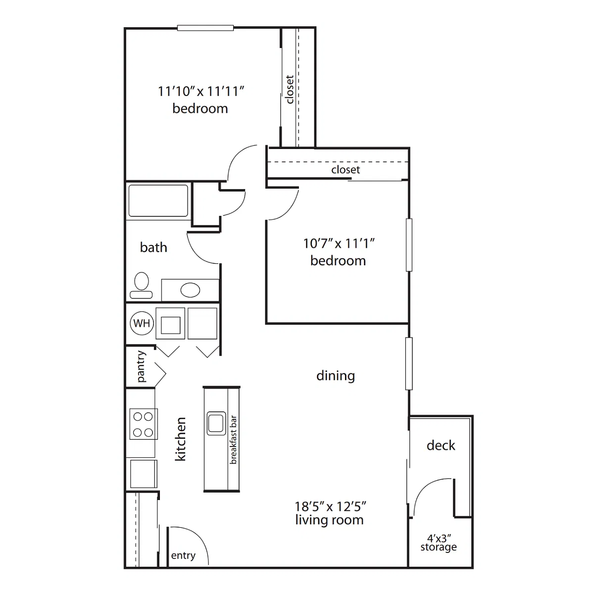 Floor plan 2X1 - B1