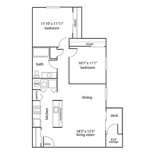 Floor plan 2X1 - B1