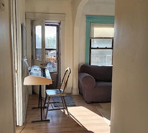 Hallway to living room