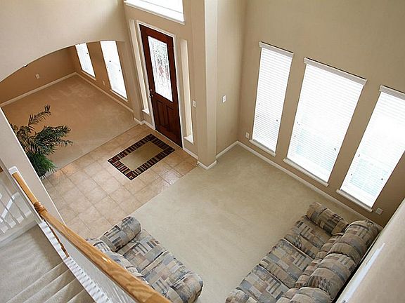 Looking down from 2nd story