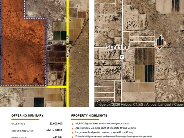 /1 11932ac Energy & A 1 Land, Deming, NM 88030