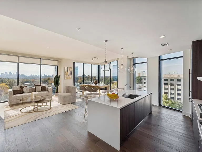 Kitchen & Living Room