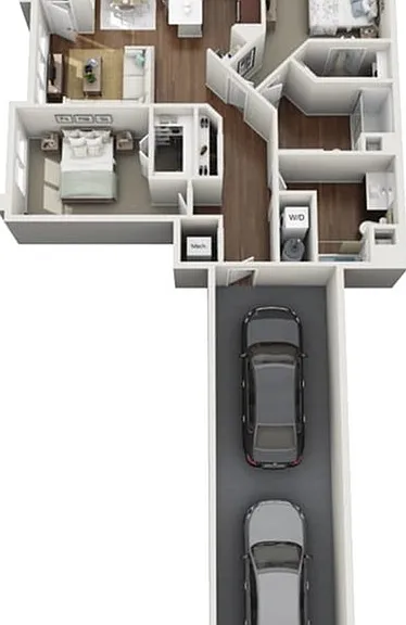 Floor Plan 2A | Drexel Ridge Apartments | Apartments in Oak Creek, WI Floor Plan 2A | Drexel Ridge Apartments | Apartments in Oak Creek, WI