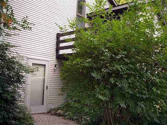 Side bushes & deck 