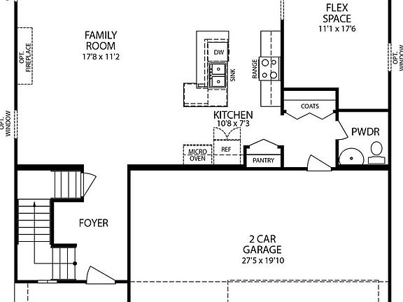 Elevation A - 1st Floor