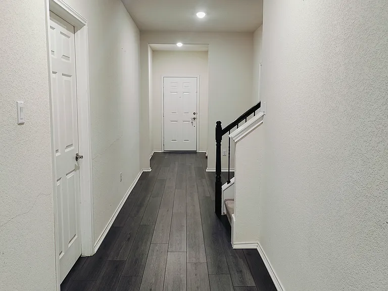 Entry Hallway (Porch Area) from Living Room to Front Entrance