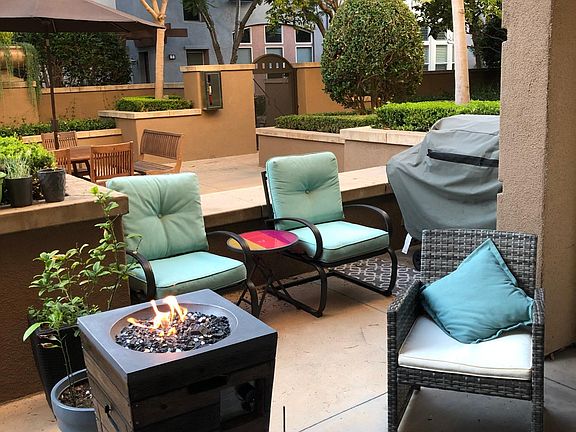 Oversized ground floor patio