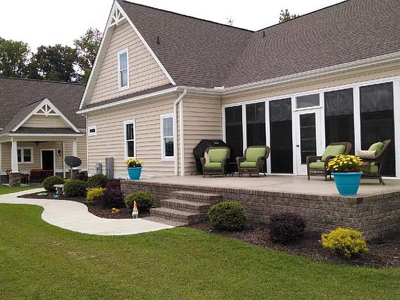 rear patio