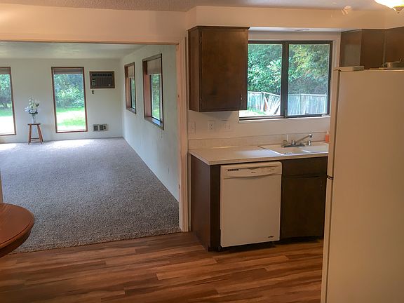 Kitchen & View of Backyard