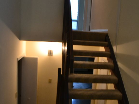 stairs to lower & uppr level