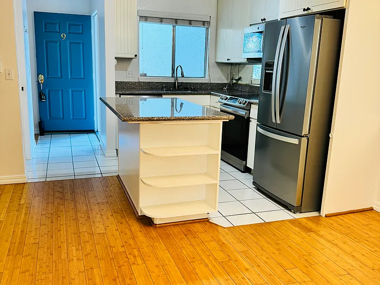 Entry and kitchen