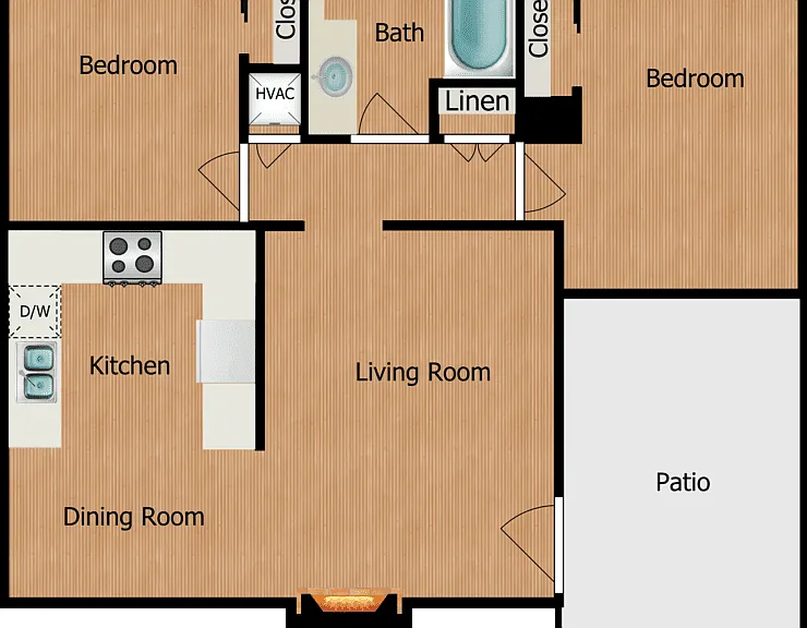 Plan 1 Floorplan Diagram